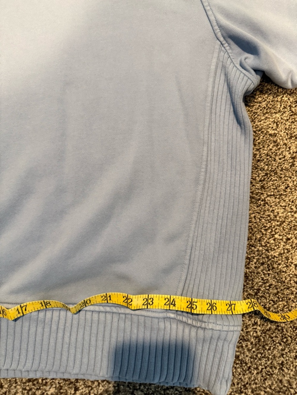 Women’s  Light Blue Aerie Crewneck Sweatshirt - Picture 4 of 4